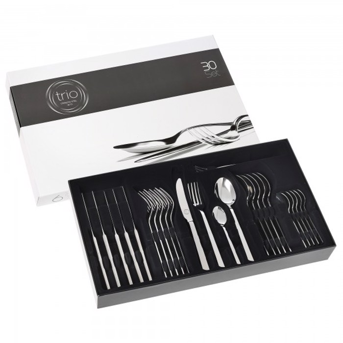 Cryspo Trio Set Maxairopirouna 30 Temaxion INOX 18/10 'KARMA' 45840030